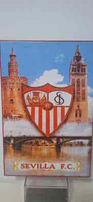 CAMISETA OFICIAL VINTAGE SEVILLA FC MARCA BUKTA TALLA 6 IGUAL