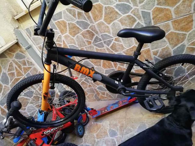 Bmx naranja y discount negra