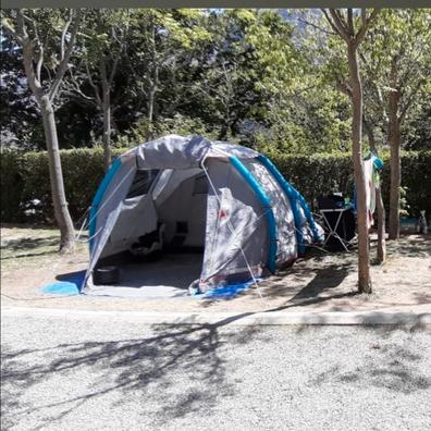 Tienda camping hinchable AIR SECONDS 4.2 FRESH&BLACK, 4 Personas 2  Habitaciones