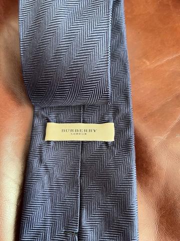 Corbata burberry azul sale