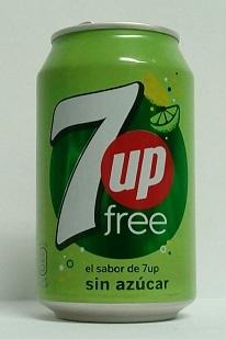 Seven Up Free / Refresco Sin Azúcar 33cl