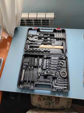 Caja de herramientas con herramientas, juegos de herramientas para hombres,  kit de herramientas con caja de herramientas rodante, juego completo de  caja de herramientas, juego de herramientas de reparación del hogar, juego  de  