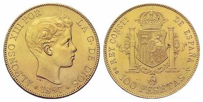 Pack de 100 blísteres para monedas de 1 euros - amarillo