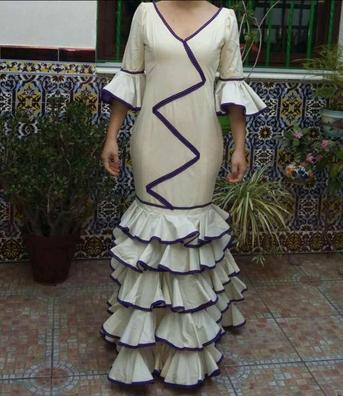 Traje flamenca morado Moda y complementos de segunda mano barata