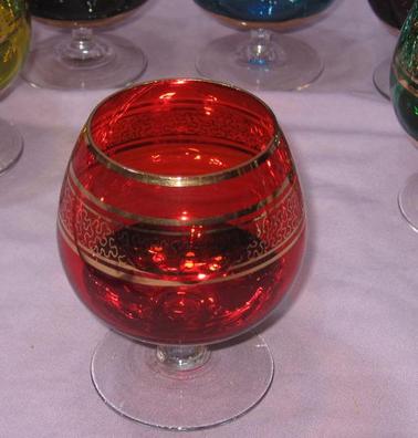 Copas#color#cristal#rojas##estilofrancés#imperial#antiguas