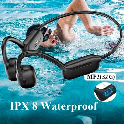 Auriculares de conducción ósea, inalámbricos Bluetooth 5.3 natación IPX8  auriculares profesionales impermeables, memoria integrada de 32 GB batería  de