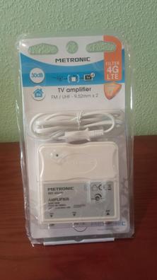Televes Amplificador Antena TV 3 Salidas Conectores CEI 20dB Blanco