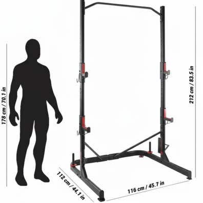 Rack musculacion domyos 500 de segunda mano | Milanuncios