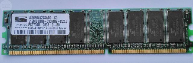 material blanco Agua con gas Milanuncios - Memoria RAM 512MB DDR-333. PC2-2700U