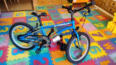 Bicicleta niño 3 a 6 años – 16″ – ruedines – CONOR METEOR – Azul