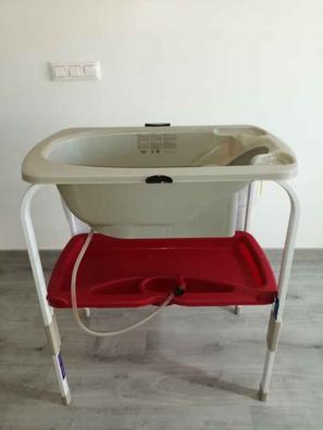 Mueble bañera y cambiador bebé de segunda mano por 100 EUR en Almería en  WALLAPOP