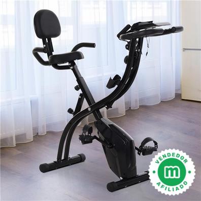 HomCom® Mini Bicicleta Estática de Acero para Pedalear Aparato de  Ejercicios 2 en 1 Brazos y Piernas 40x53x29cm