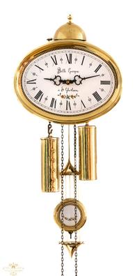 Reloj de Pared Adhesivo Bronce ABS Ø 35 cm (12 Unidades) 