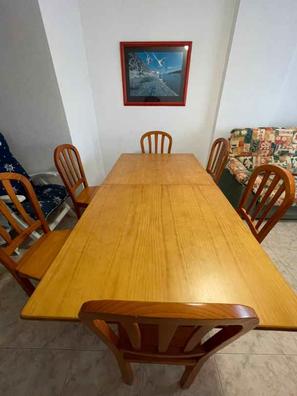 Mesa comedor con tapa de cristal templado 140 x 80 cm - Yuri- Don Baraton:  tienda de sofás, colchones y muebles