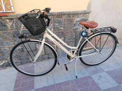 Kit De Canasta Para Bicicleta Niña Luces Led Morada
