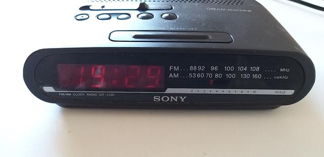 Radio Despertador Sony
