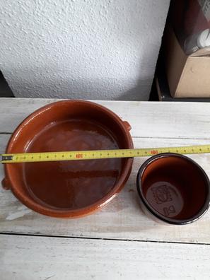 Cazuela Baja Barro Refractario 28 cm (Caja 3 Uds)