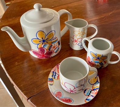 Juego de té vintage Baviera juego de té floral juego de taza de té juego de  taza de té floral de porcelana alemana -  España