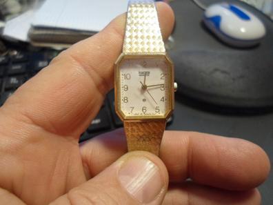 Milanuncios - Reloj mini mesa metÁlico cromado dorado