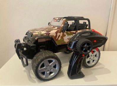 Coches RC a gran escala 1:16, 31 KPH de alta velocidad 4WD de control  remoto para niños, 2.4 GHz todo terreno RC Monster Truck con batería de 7.4  V