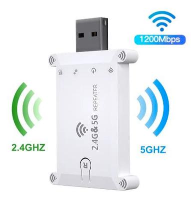 Comprar Repetidor Wifi inalámbrico 5G de 1200Mbps 5G/2,4G amplificador Wifi  de doble banda amplificador de señal extensor de red 802.11ac Gigabit  amplificador WiFi de largo alcance 2024 nuevo