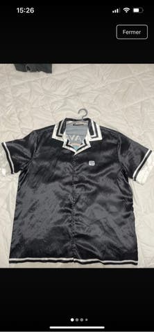 Milanuncios - Camisa polo negra KAVA NAGH