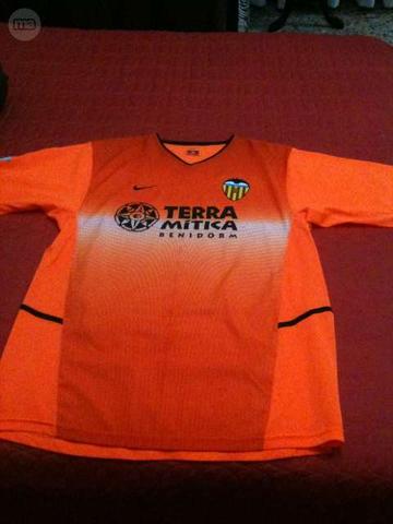 Dominante promoción Zanahoria Milanuncios - Camiseta valencia cf 2002-2003