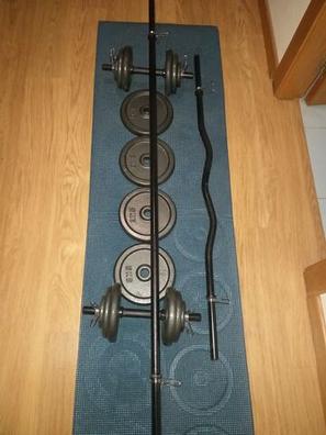 BARRA DE PESAS CURVA 120 CM Y 28 MM - Decathlon