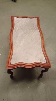mesa de madera noble y resina epoxi - Buy Vintage furniture on todocoleccion