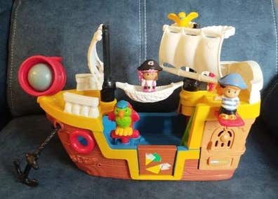 Capitán Garfio Barco De Jake El Pirata Fisher Price Barco Pirata