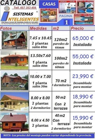 Milanuncios - Promociones. Casas de Madera 2022