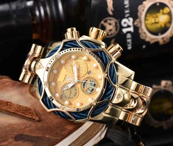 Milanuncios reloj dorado cuarzo correa metalia