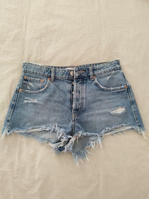 Mezclilla Pantalones Vaqueros Cortos Zara BERMUDA DENIM STRAIGHT