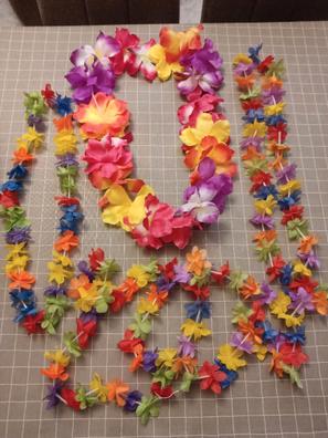 Collar con Flores Hawaianas en Distintos Colores