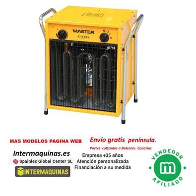Calefactor eléctrico con ventilador Calefactor silencioso de bajo