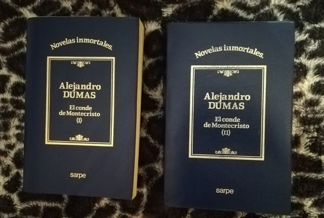 - Lote libros el conde Montecristo