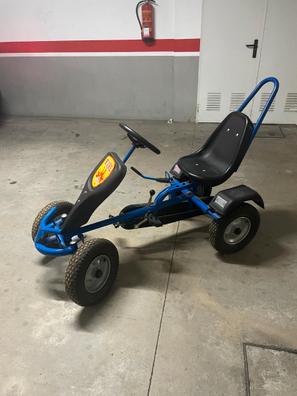Homcom - Go Kart con pedales azul-negro, Go Karts