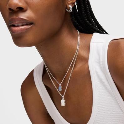 Tous Mujer Joyeria Outlet Cadena Mediana De Plata Con Bolas, 50 Cm