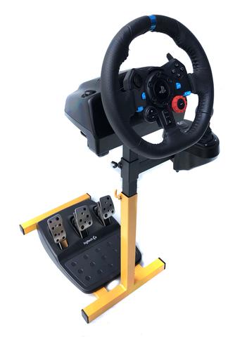 Soporte casero para volante logitech g27 Accesorios de consola de segunda  mano baratos