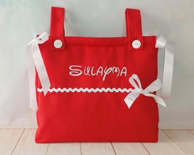 Bolso Carrito Bebé Plastificado personalizado con nombre bordado