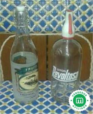 Vidrio Infinito - Botella de vidrio de 1 Litro ideal para jugos