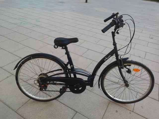 Bicicleta urbana hombre decathlon hot sale