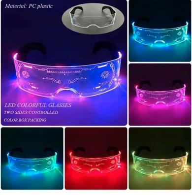 Comprar Gafas luminosas LED EL cable luz de neón gafas con visera Bar gafas  de fiesta para fiestas de Navidad y Halloween gafas LED