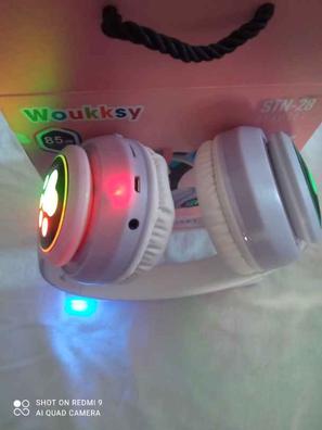Woukksy 2023 Auriculares Bluetooth para Niños, Plegables