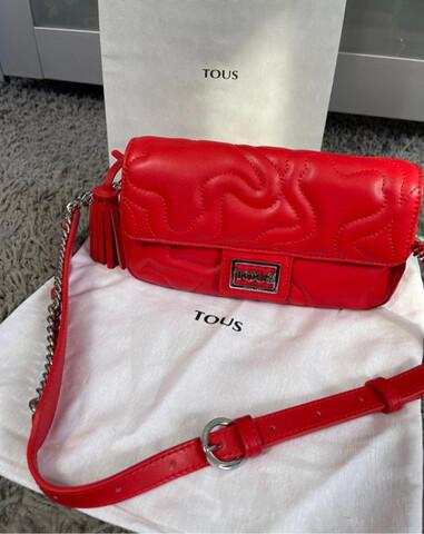 Bolso tous plata acolchado hot sale