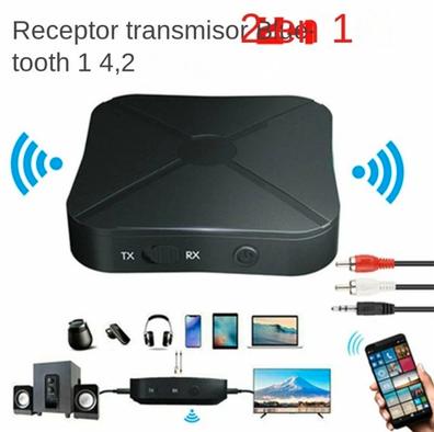 Transmisores Bluetooth V5.0 Receptor De Audio Transmisor 2 En 1 Adaptador  De Música Inalámbrico AUX De 3,5 Mm Dongle USB Para Kit De Automóvil TV PC  Auricular Con Bolsa De 3,88 €