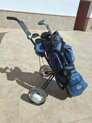 Carrito y palos de mini Golf de segunda mano Milanuncios
