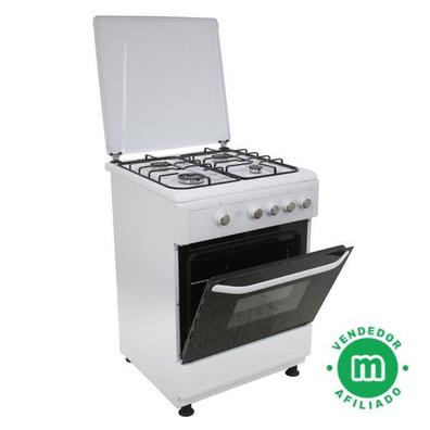 Meireles G 540 X NAT Cocina de Gas Natural 3 Zonas 54cm + Horno 55L Acero  Inoxidable