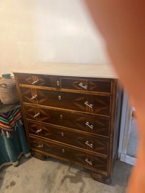 Mueble Recibidor, Consola Estilo Vintage Con Cajón, madera Natural, Color  Blanco Con Cajón Y Patas En Color Encerado con Ofertas en Carrefour