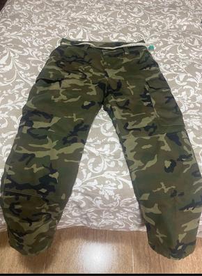 Pantalón De Caza Hombre Solognac Steppe 300 Camuflaje Militar Woodland